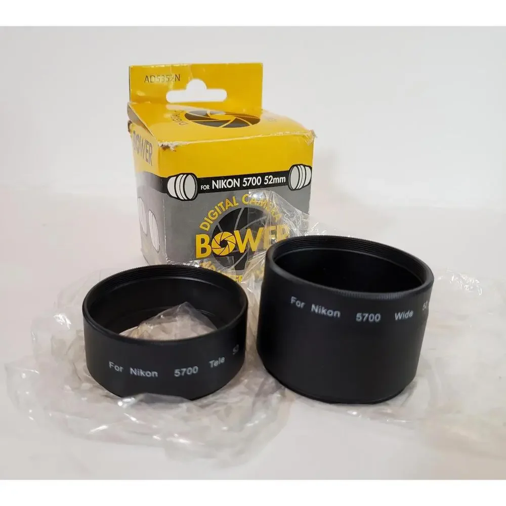 Bower 52mm Adapter Tubes for Nikon 5700 Digital Camera AD5352N